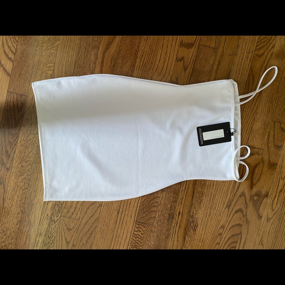 Pretty Little Thing white dress NWT